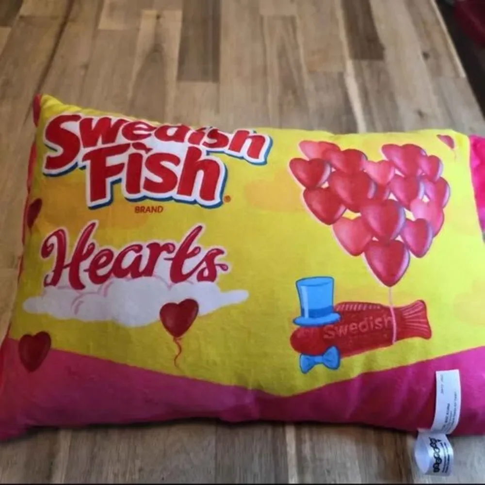 iscream Candy Plush Pillow Swedish Fish New